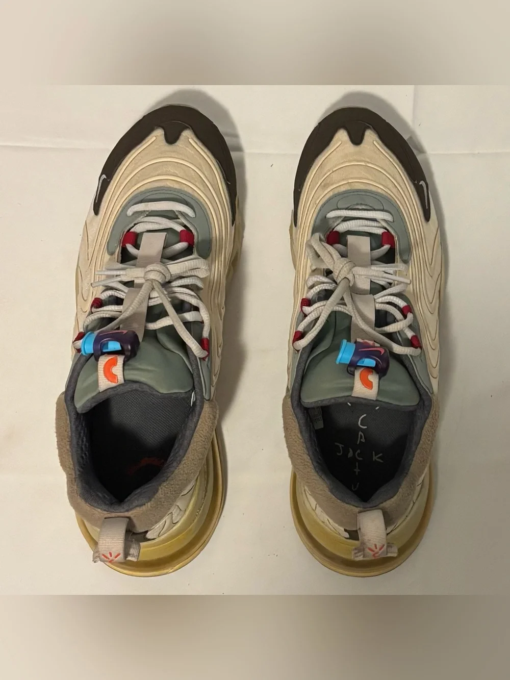 Nike Air Max 270 React ENG Travis Scott Cactus Trails CT2864-200 Men’s Size 14